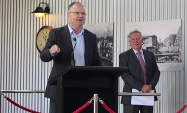 NAMBOUR ON THE RIGHT TRACK FOR A BRIGHT FUTURE Officially opening the new Nambour Heritage Tramway Depot, Ted O’Brien MP, Federal Member for Fairfax, said the project was a huge milestone in the reimagining of the historical town. “This project is a great example of what can be achieved when governments and the community have a dream and work together to achieve it,” Mr O’Brien said. “We’ve brought this attraction back to life and we look forward to seeing it trundling through Nambour for many years to come. “I can’t wait to get on board this piece of street theatre and travel along the beautiful streets of Nambour.” The terminus project, which includes an information centre, has been funded by the Federal Government, the Sunshine Coast Council, and the Nambour Tramway Company (TNT Co), with contributions from the local community including a generous donation from philanthropists Roy and Nola Thompson. Mr O’Brien secured half a million dollars of Federal funds, awarded through the National Stronger Regions Fund, to add to the $1.3 million raised by TNT Co and the $2.6 million contributed by the Sunshine Coast Council. Sunshine Coast Council Mayor Mark Jamieson said council was pleased to help provide a rich historical experience in Nambour. “This heritage-listed tramline provides Nambour with a point of difference, it will help drive tourism and importantly support our local economy,” Mayor Jamieson said. “Nambour’s newest attraction is the result of many years of community effort to get the tramway on track. “It builds on council’s strong and continuing support for Nambour that will give a lot of confidence to local businesses and capitalise on the work done over many years to provide a vibrant and fulfilling future for Nambour and its community,” Mayor Jamieson said. Greg Rogerson, Chairman of the Nambour Tramway Company said, “I’m delighted to finally be able to host the Official Opening of the Terminus building and give people their first glimpse of the Tram design.” “Almost all the labour and materials for the terminus build were from Sunshine Coast businesses and now we are delighted to announce that the tram will also be built right here on the Sunshine Coast.” Until the battery-powered tram is built, the terminus will remain home to the 1968 Petrie Locomotive which was gifted to The Nambour Tramway Committee by Bundaberg Sugar in 2013, for locals and visitors to enjoy. The battery-powered tram will run between Nambour Mill Village Shopping Centre to the southern end of Quota Park between Repco and Aldi, and along Mill and Howard Streets. The tram and terminus are expected to be operational by the end of the year.